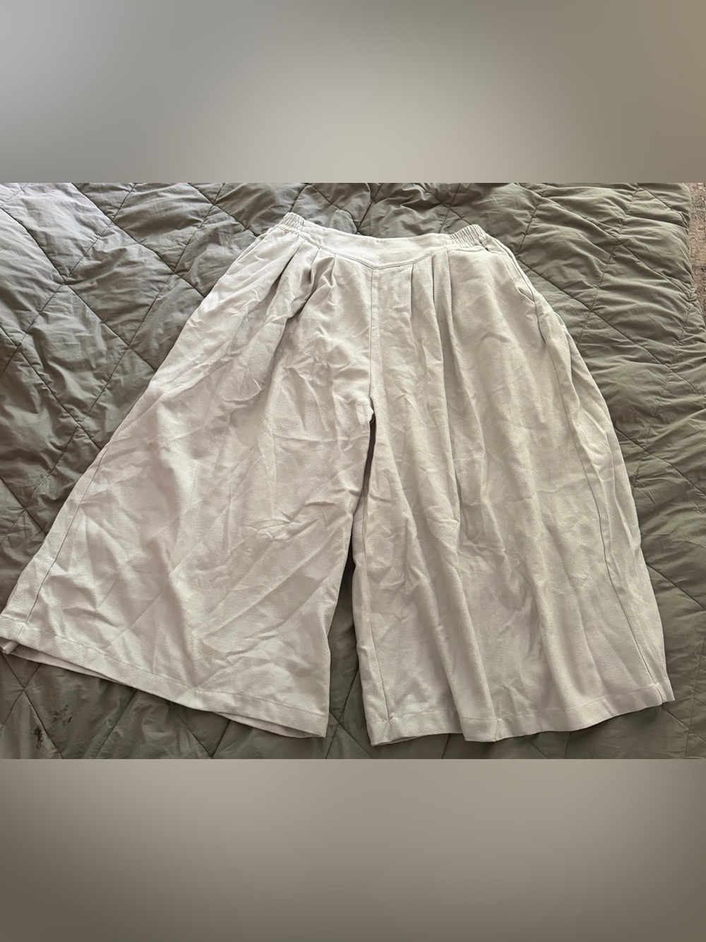 Free People Cropped Wide Leg Trousers